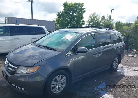 2017 Honda Odyssey Ex-L from USA, damaged, VIN 5FNRL5H65HB001517